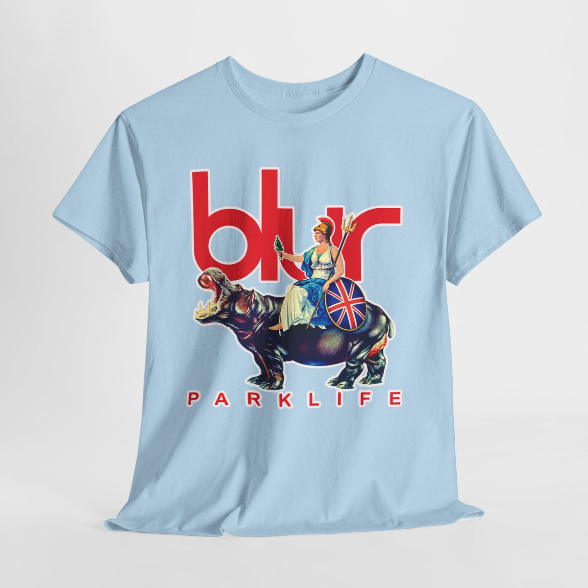 Blur PARKLIFE British Bulldog Graphic Cotton T-Shirt