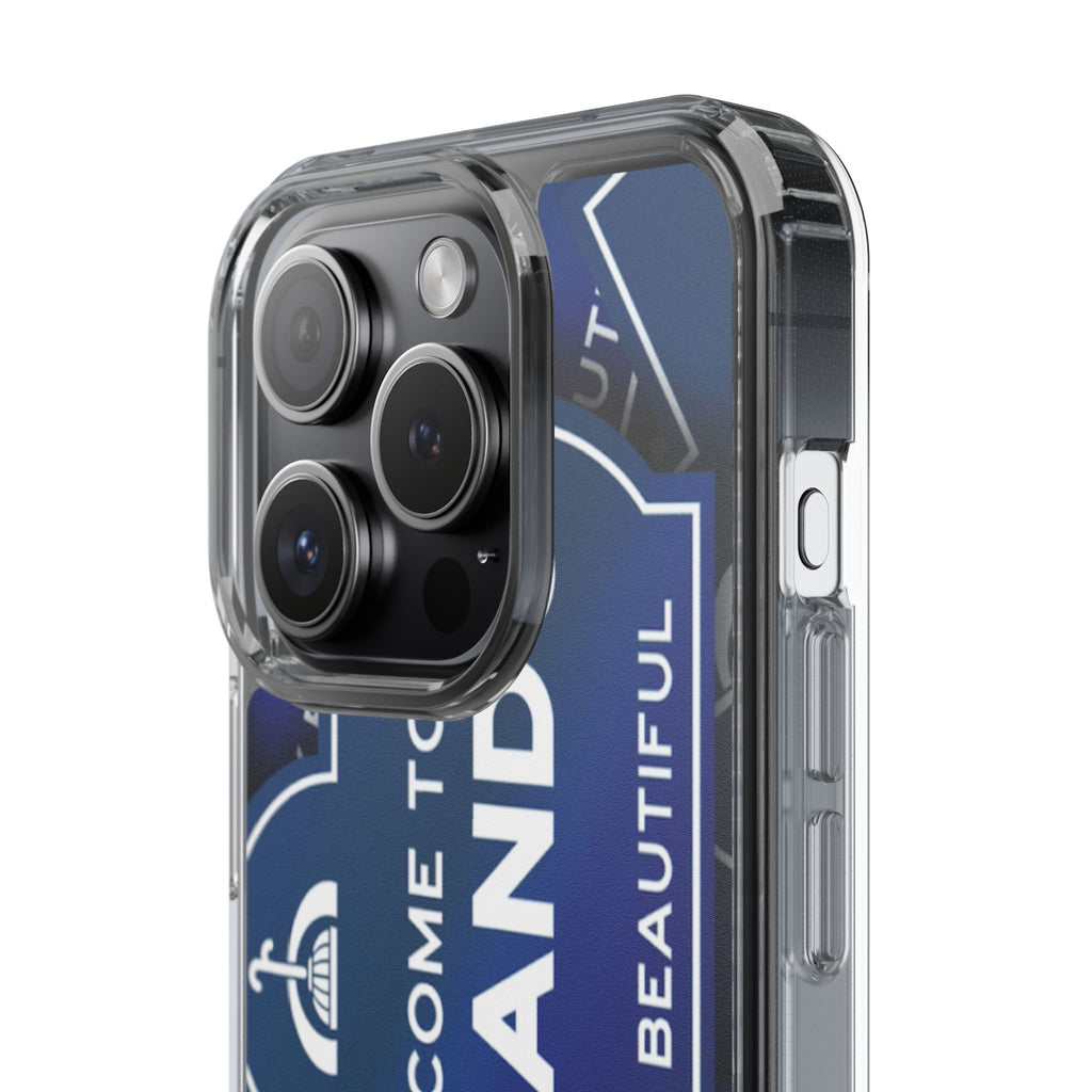 Orlando Clear Phone Case — "Welcome to Orlando" City Sign Design