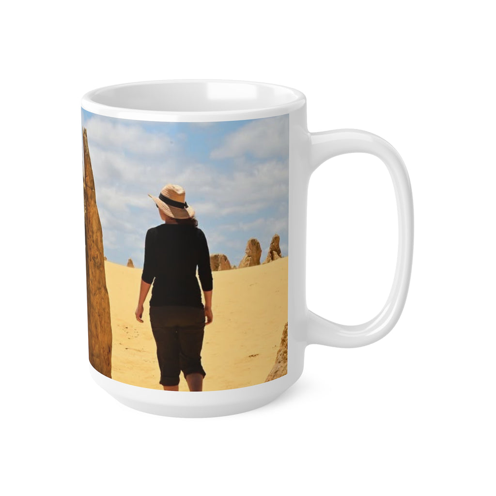 Desert Pinnacles Photo Mug — Scenic Pinnacle Rocks Coffee Cup (11oz & 15oz)