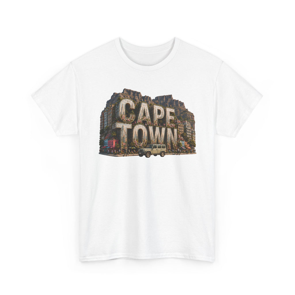 Cape Town Vintage Photo Tee — South Africa Travel Souvenir T-Shirt