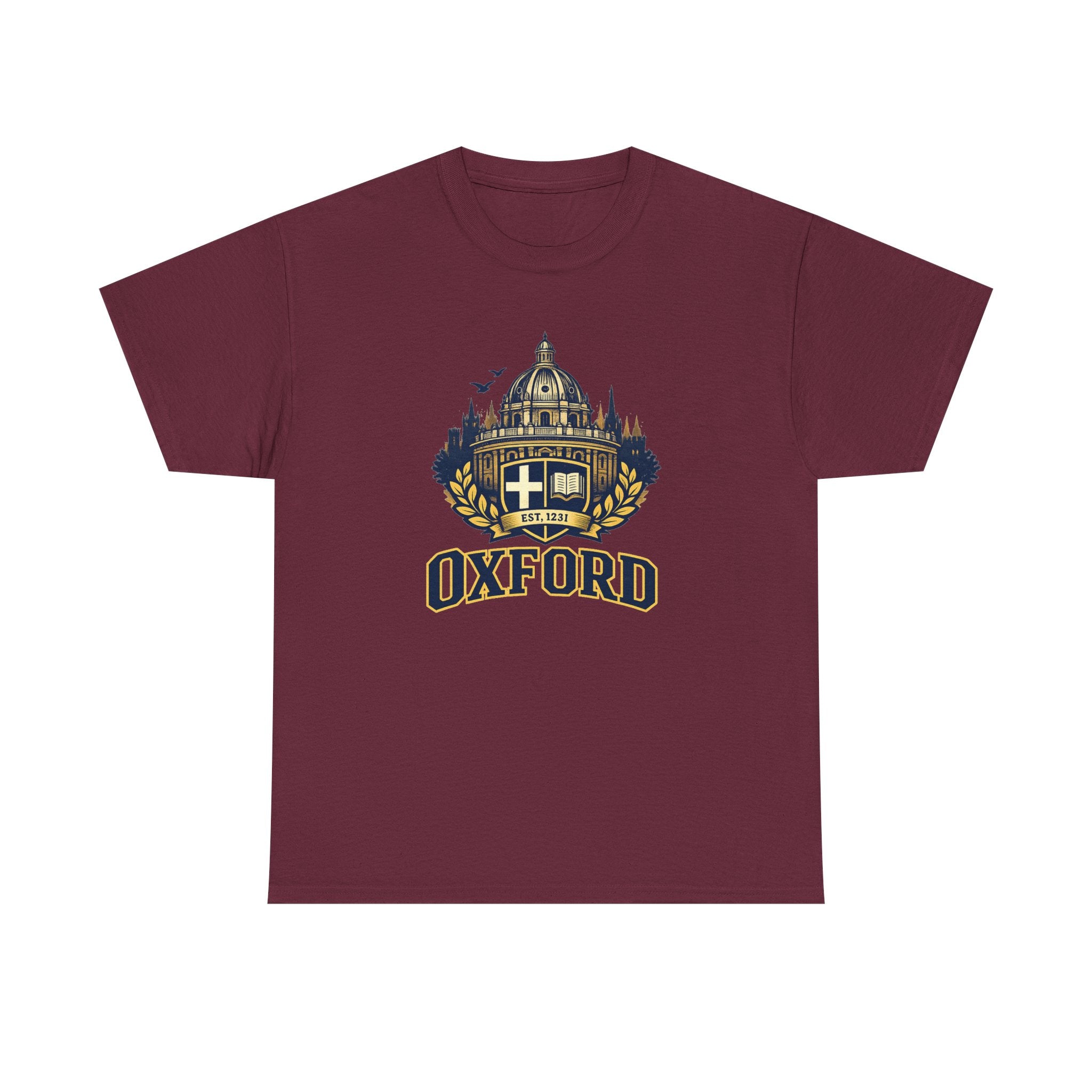 Oxford Crest T-Shirt — Vintage University Graphic Tee