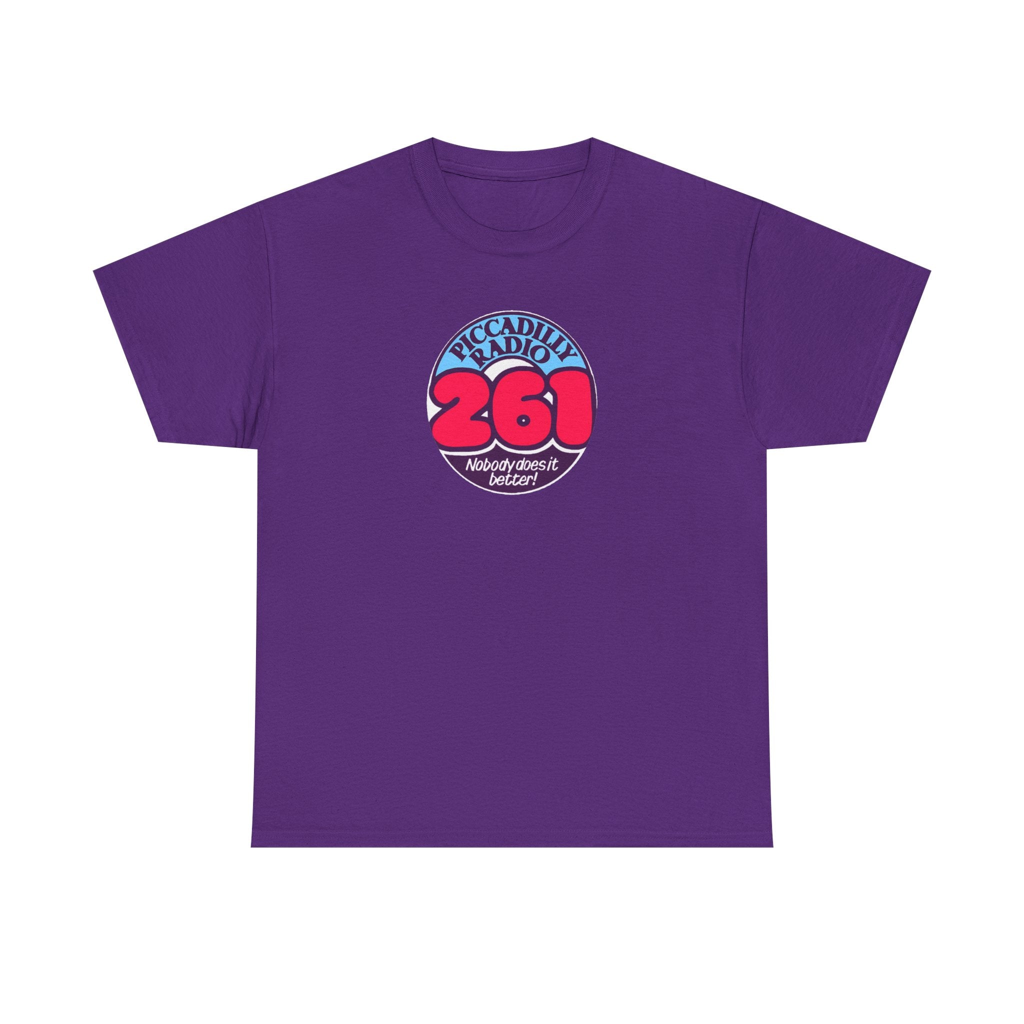 Piccadilly Radio '261' Logo T‑Shirt — Vintage Unofficial Radio Station Graphic Tee