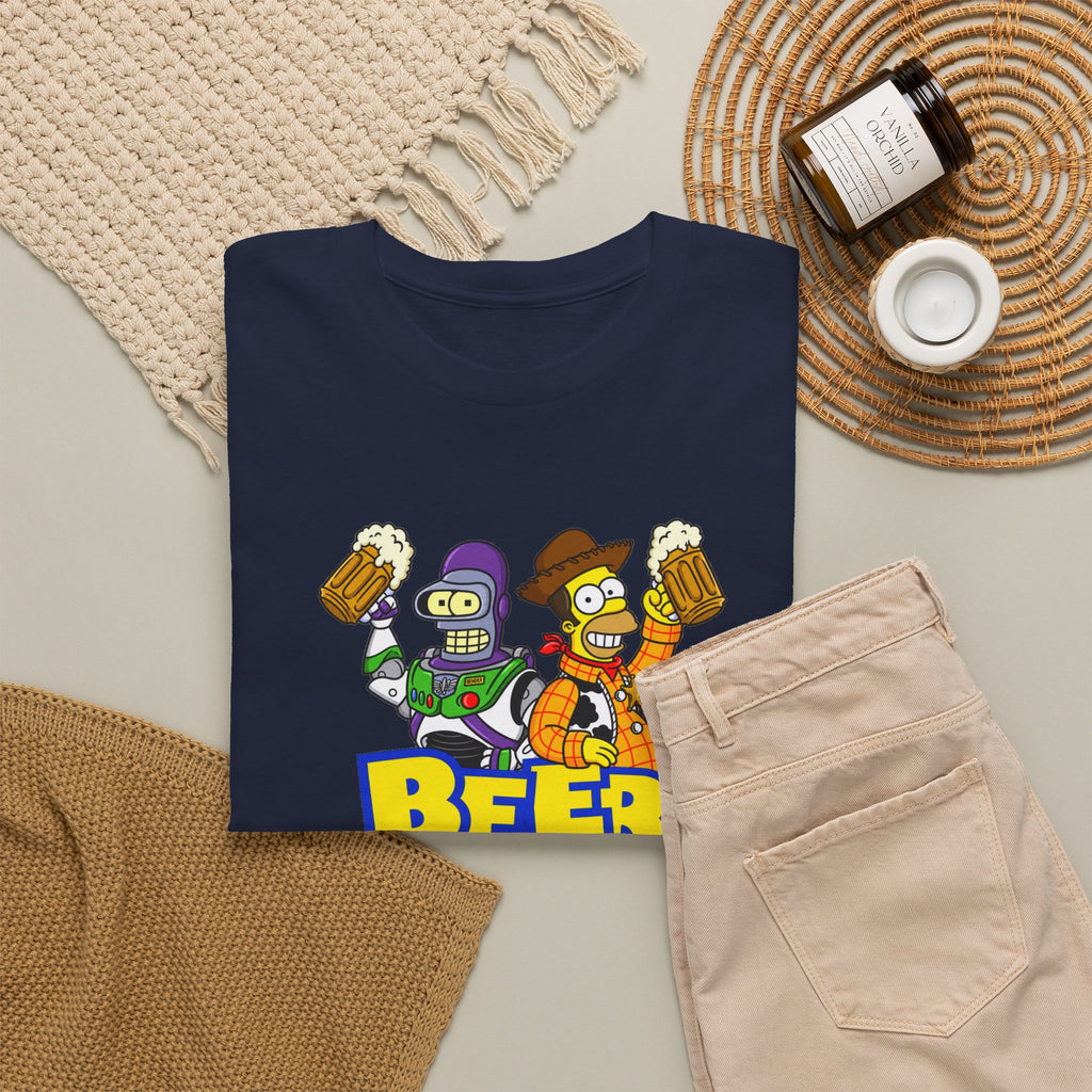 Beer Story T-Shirt — Funny Cartoon Beer Buddies Graphic Tee