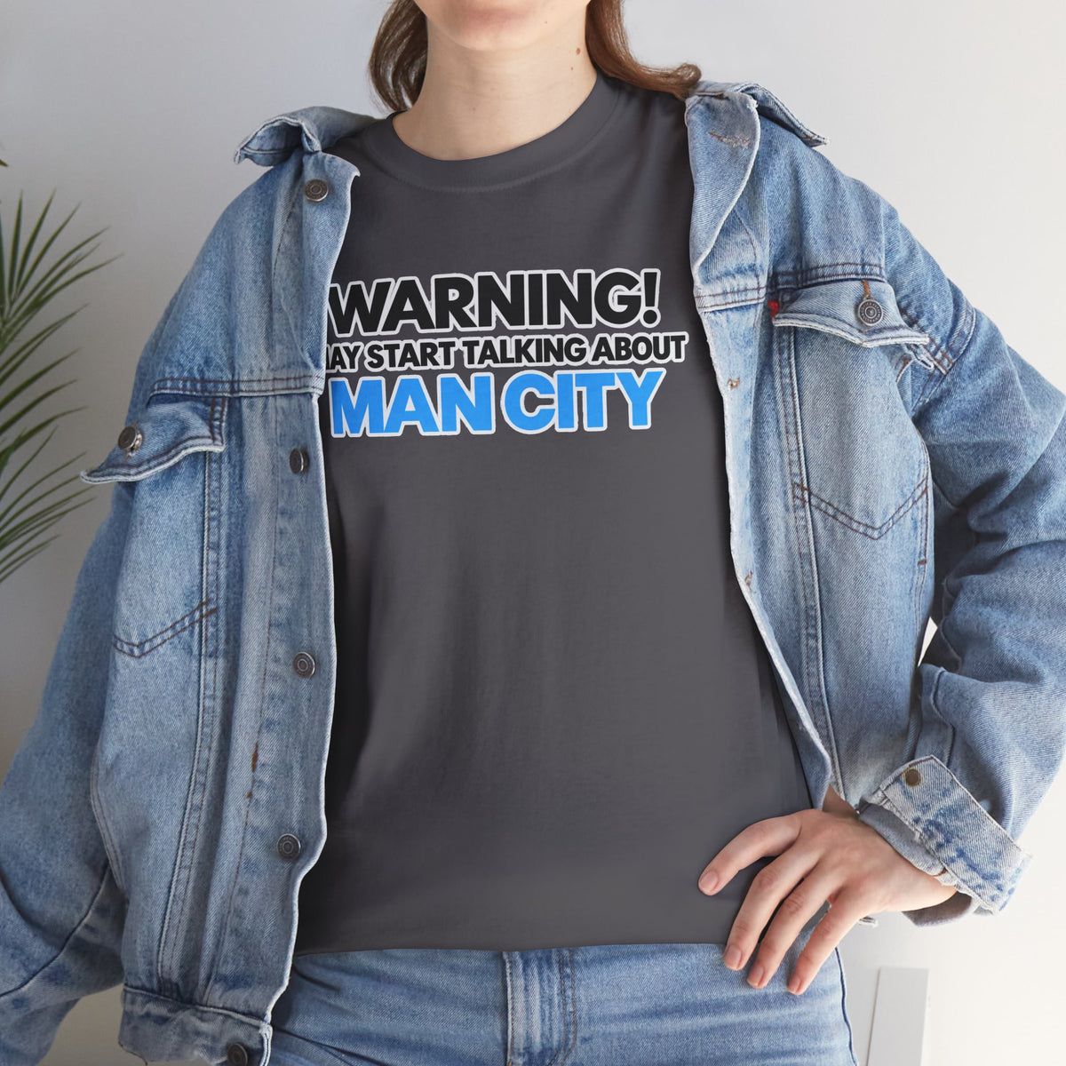 Manchester City Warning! May Start Talking About Man City T‑Shirt