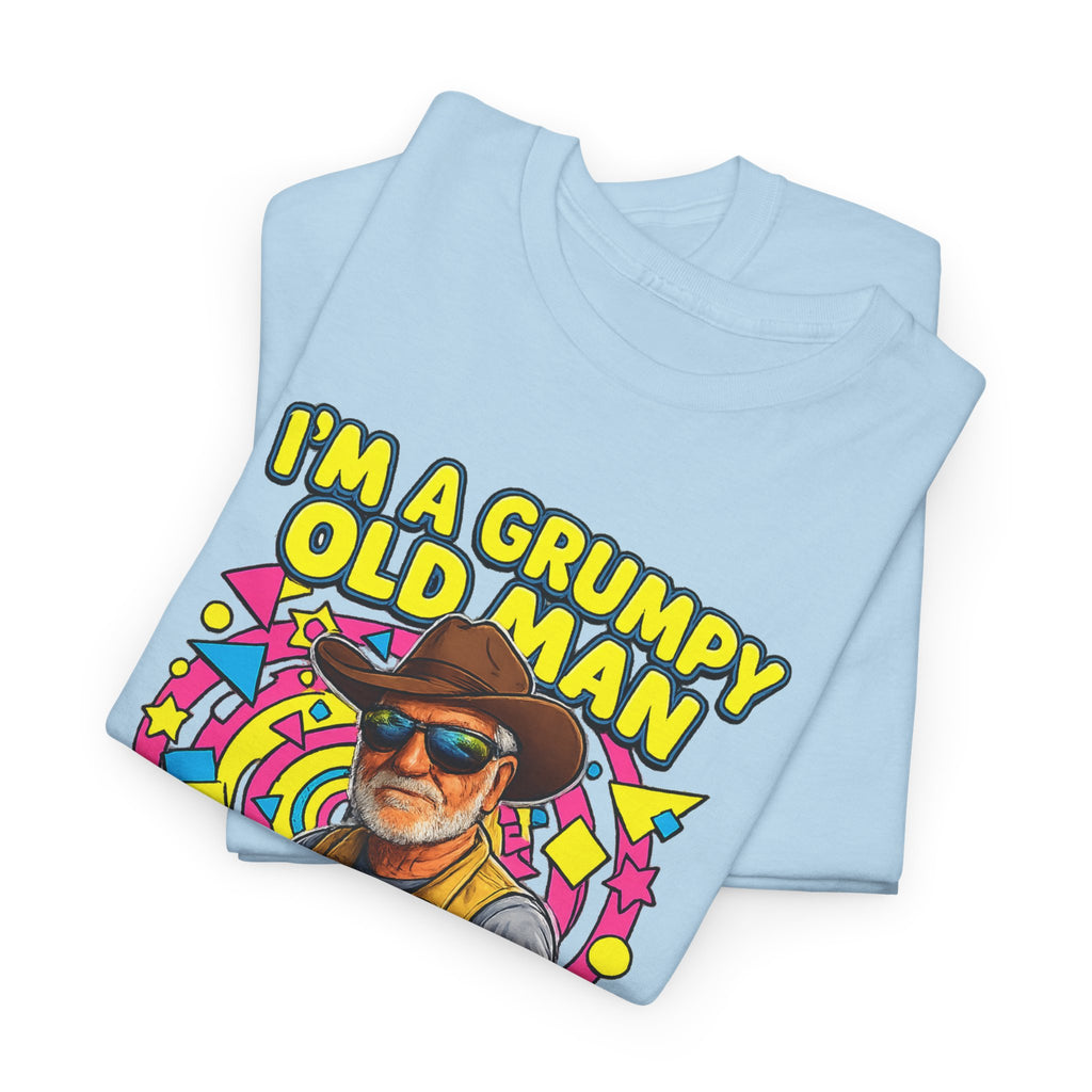 I'm A Grumpy Old Man T-Shirt – Funny Senior Fishing Graphic Tee