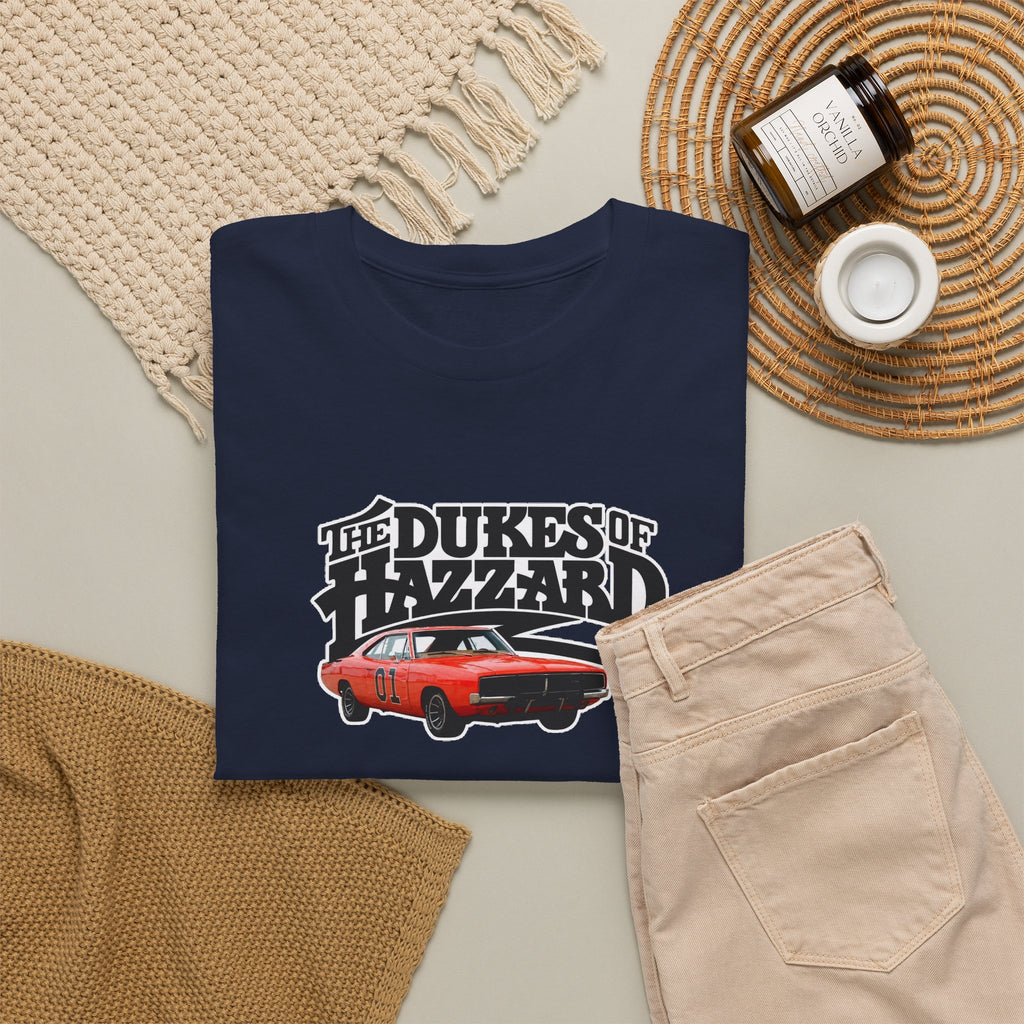 Dukes of Hazzard Charger Graphic Tee — Classic Retro TV Car Shirt