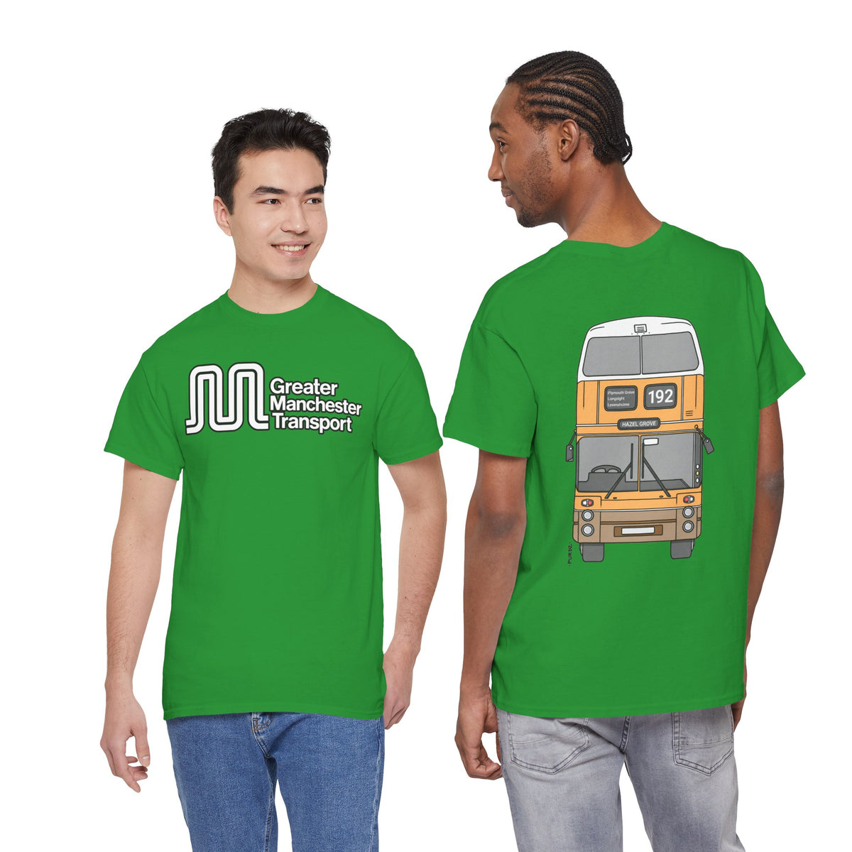 Greater Manchester Transport Tee – Vintage Bus Graphic T-Shirt