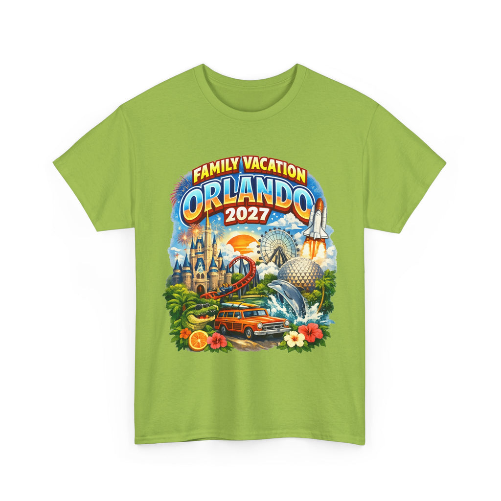 Orlando 2027 Family Vacation T-Shirt — Retro Theme Park Souvenir Tee