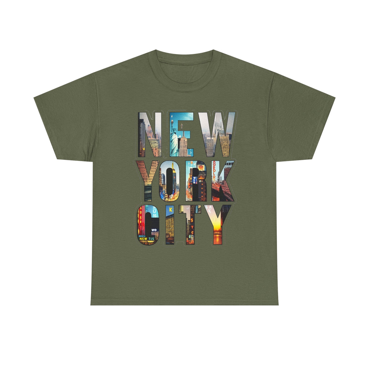 New York City Photo-Block Tee — Vintage Skyline Graphic T-Shirt
