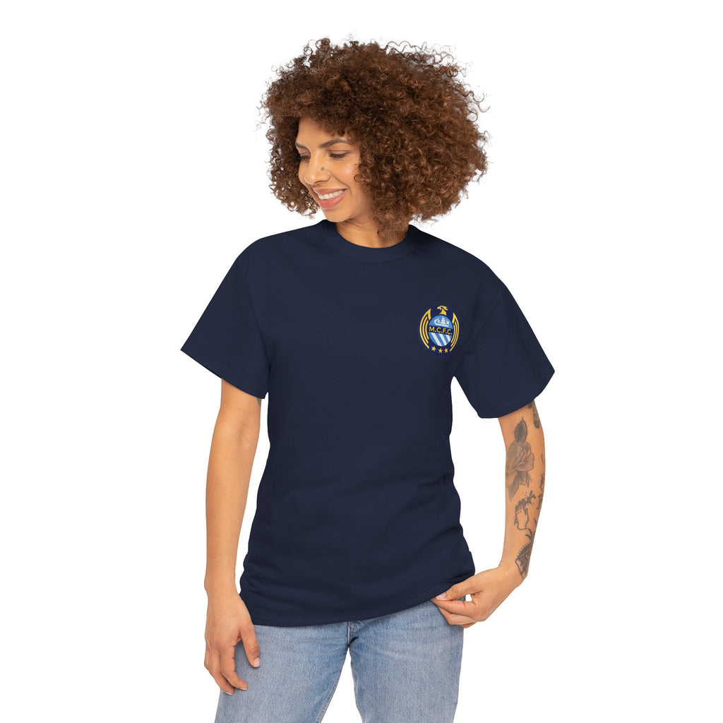 MCFC Unofficial Crest / Badge Tee — Nautical Compass Emblem Shirt