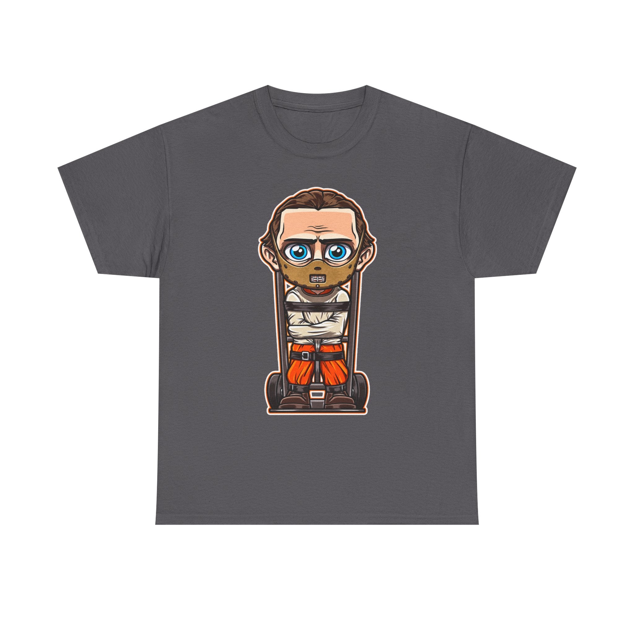 Chibi Prisoner Character Tee — Cute Cartoon Inmate Graphic T-Shirt