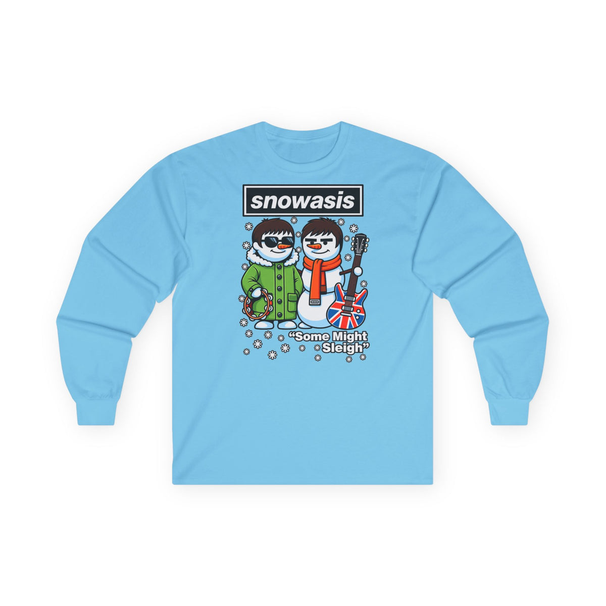 Snowasis Snowman Long Sleeve Tee — 'Some Nights, Some Slights' Holiday Shirt #Oasis Inspired