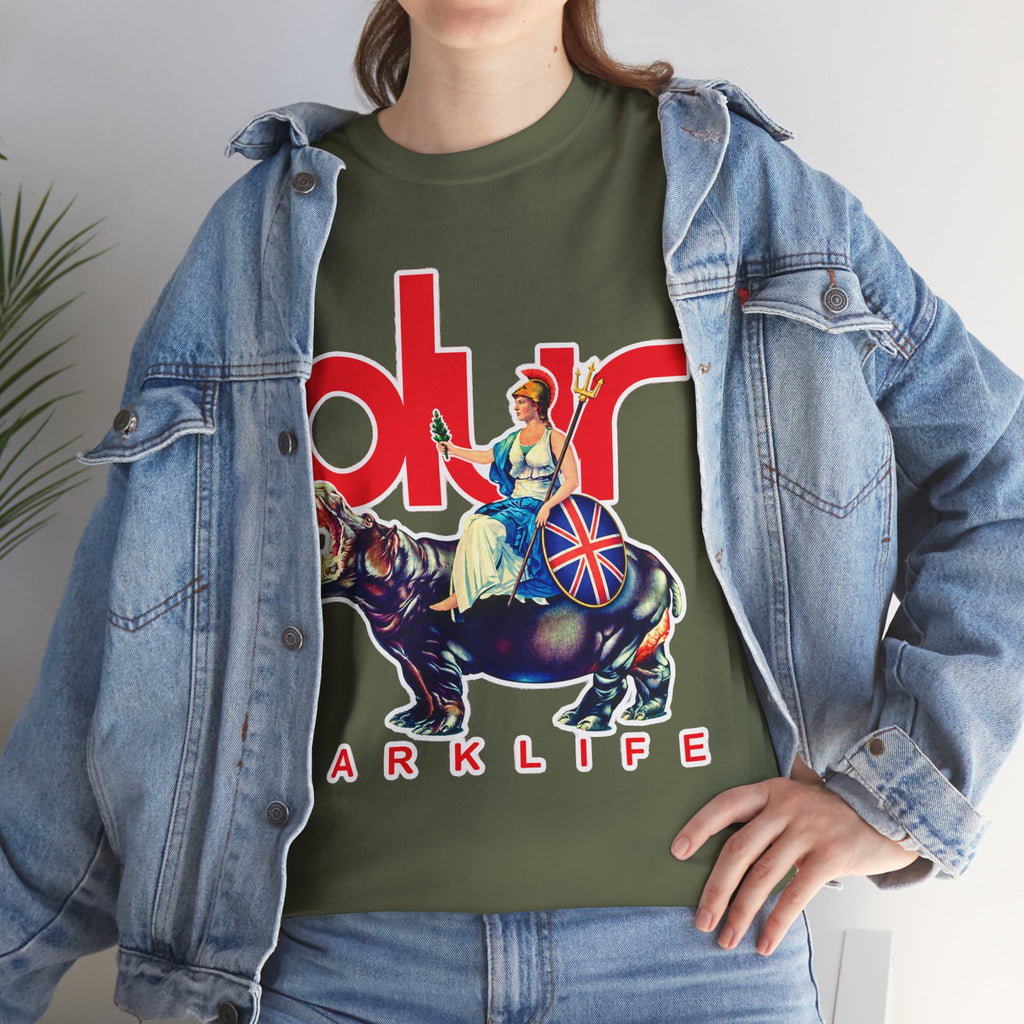 Blur PARKLIFE British Bulldog Graphic Cotton T-Shirt