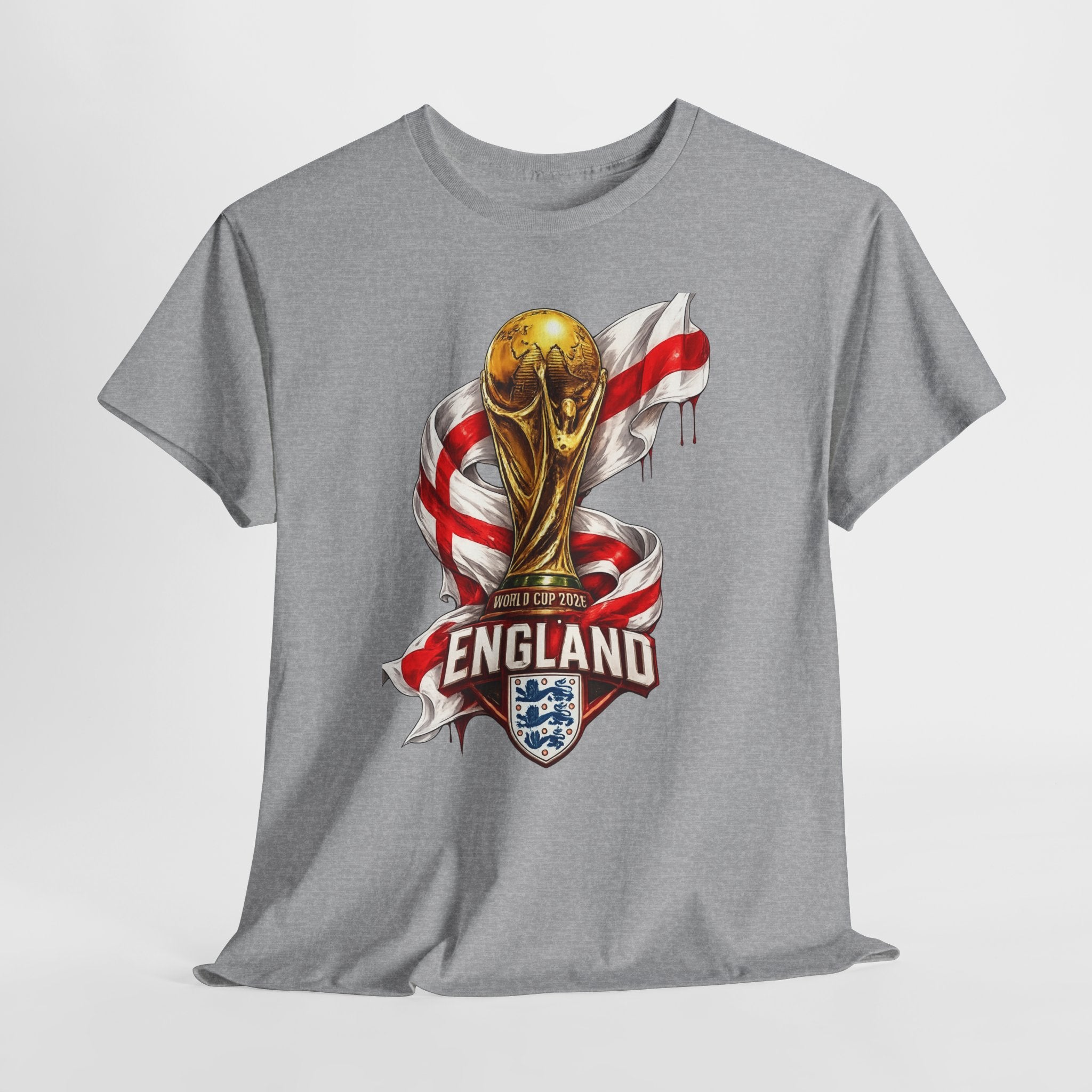 England World Cup Trophy T‑Shirt — St George's Cross Football Fan Tee