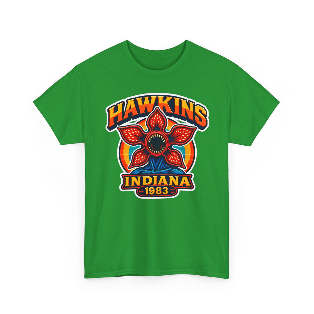 Hawkins Indiana 1983 Demogorgon Floral Cotton T-Shirt
