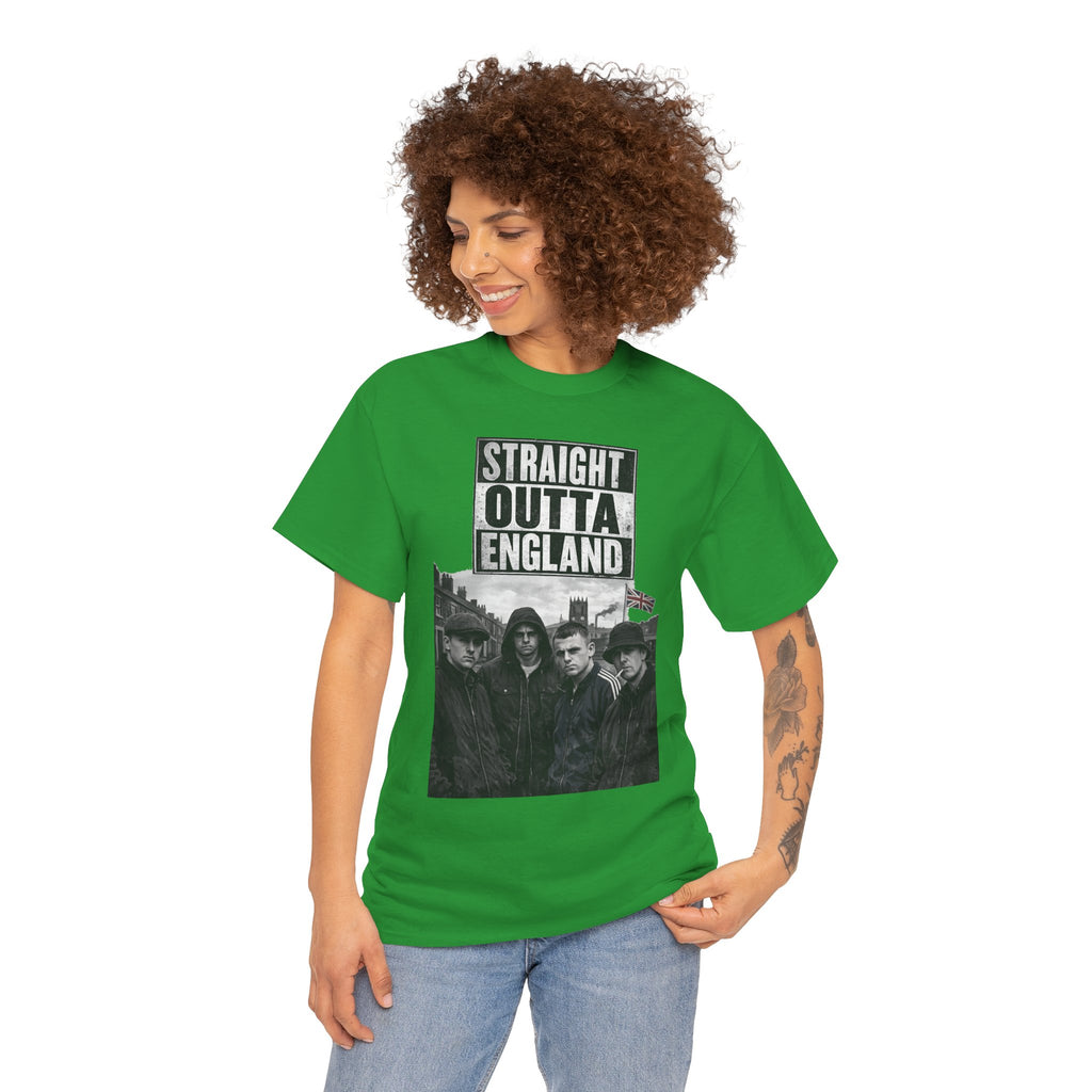 Straight Outta England T-Shirt — Retro Band Photo Tee