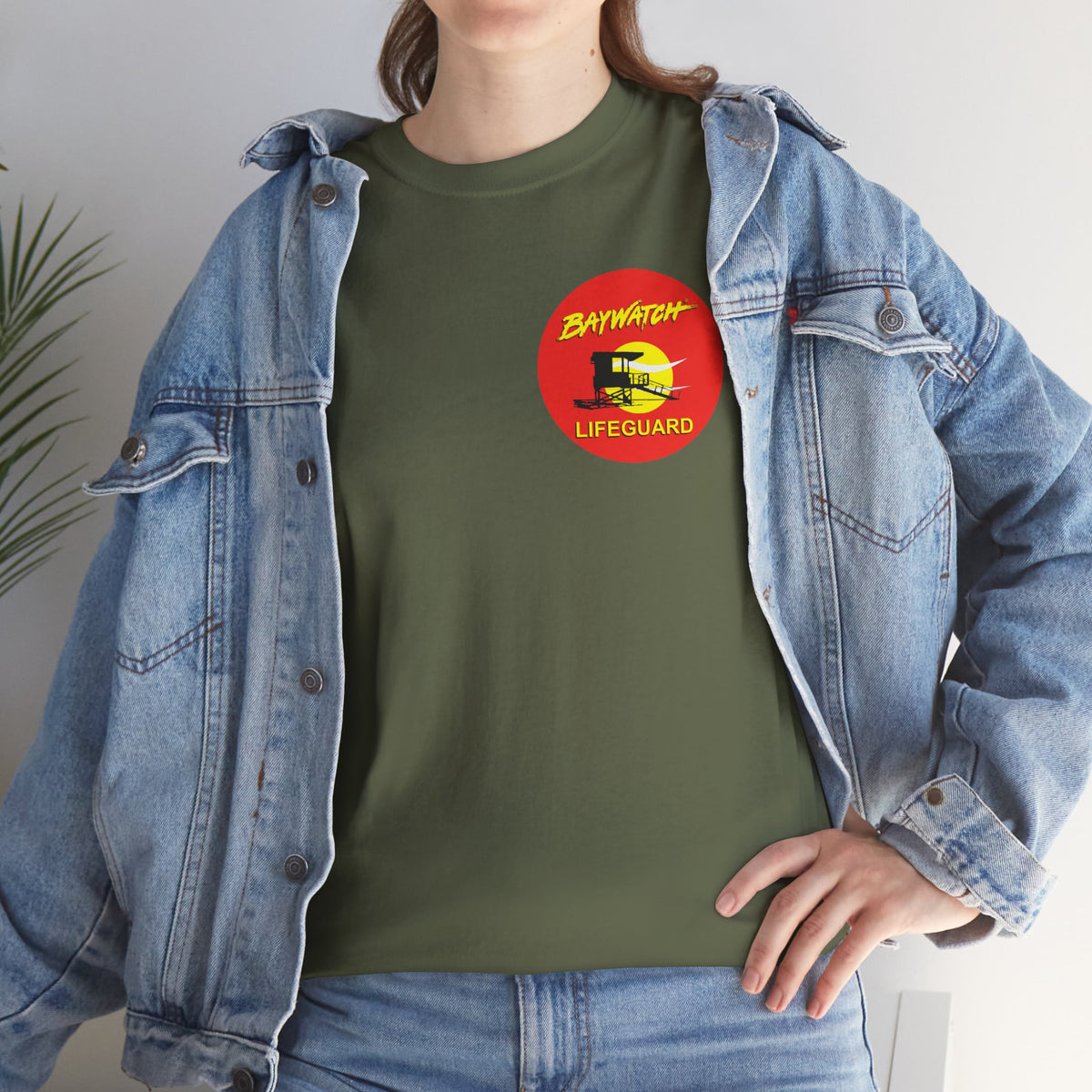 Baywatch Lifeguard Graphic Cotton T-Shirt