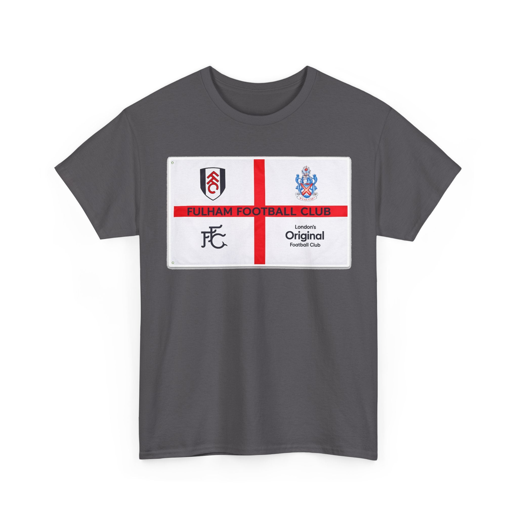 Fulham Football Club Crest Tee — St George’s Cross Football Shirt