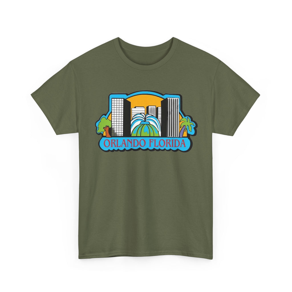 Orlando Florida Retro Skyline T-Shirt