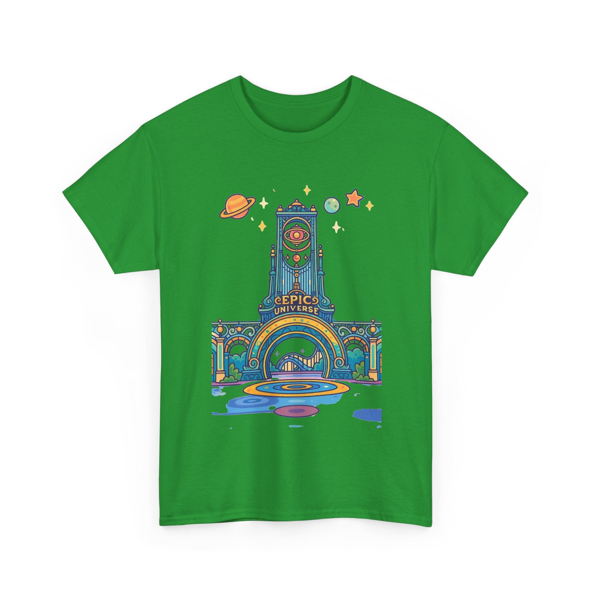 Universal Studios Family Vacation T-Shirt — Retro Space Theater Graphic Tee