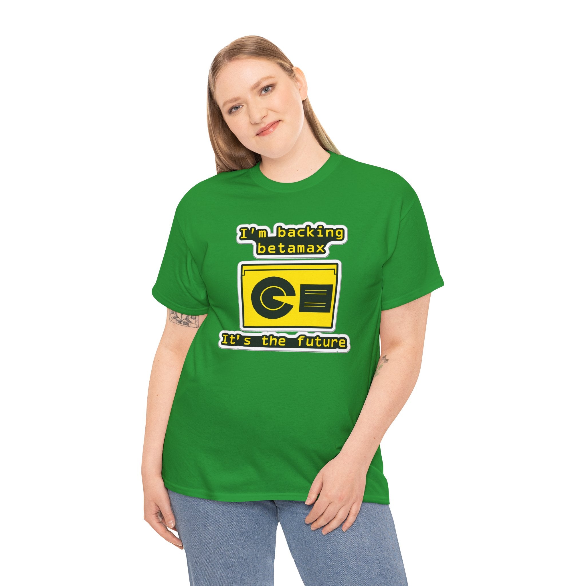 Betamax Retro Tee — "I’m backing betamax, it’s the future" Vintage Cassette T-Shirt