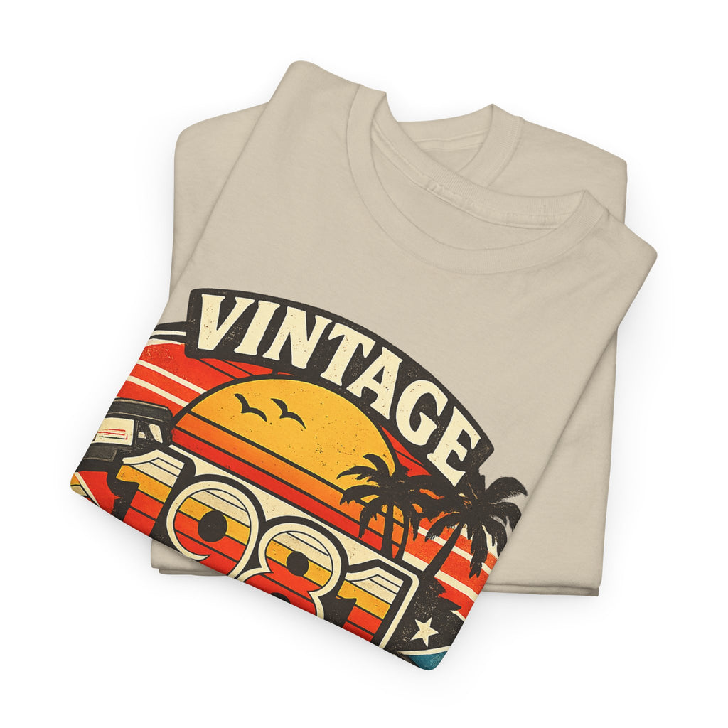 Vintage 1981 Retro Tee — 80s Nostalgia Graphic T-Shirt