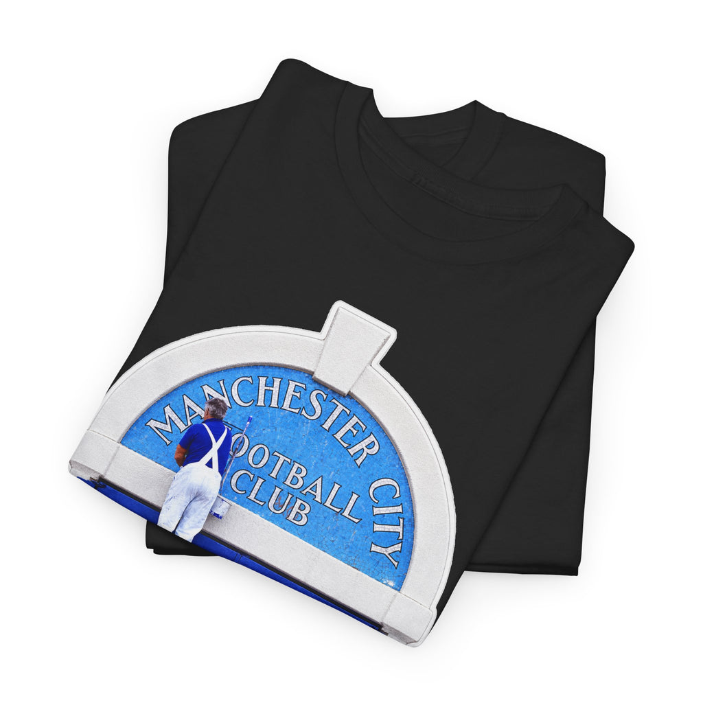 Manchester City Maine Road Inspired Cotton T-Shirt
