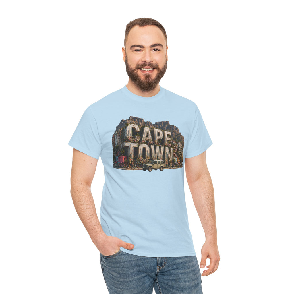 Cape Town Vintage Photo Tee — South Africa Travel Souvenir T-Shirt