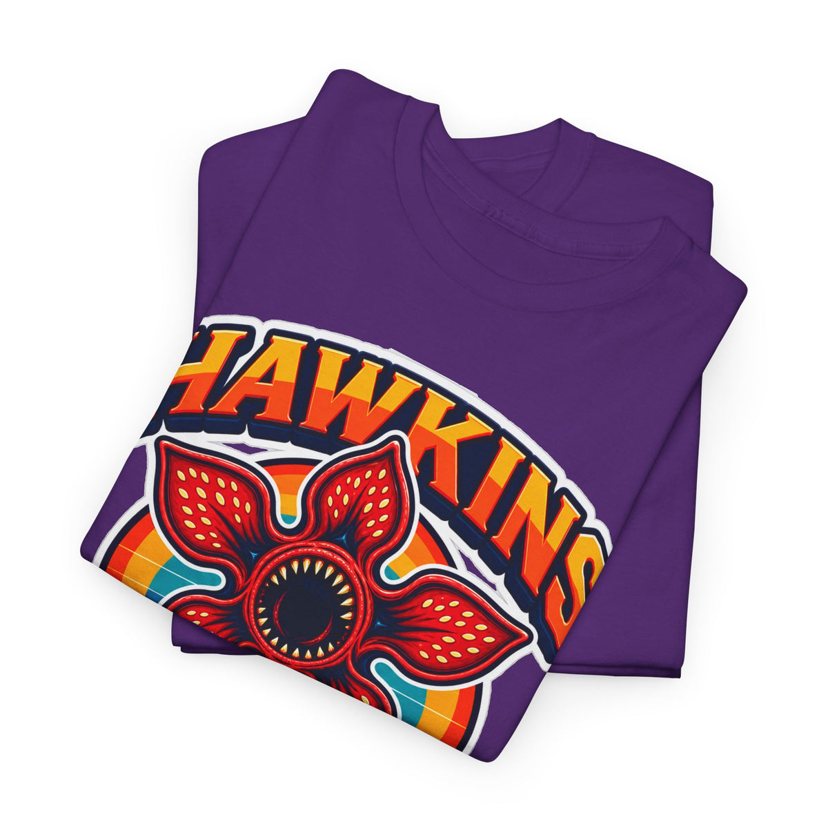 Hawkins Indiana 1983 Demogorgon Floral Cotton T-Shirt