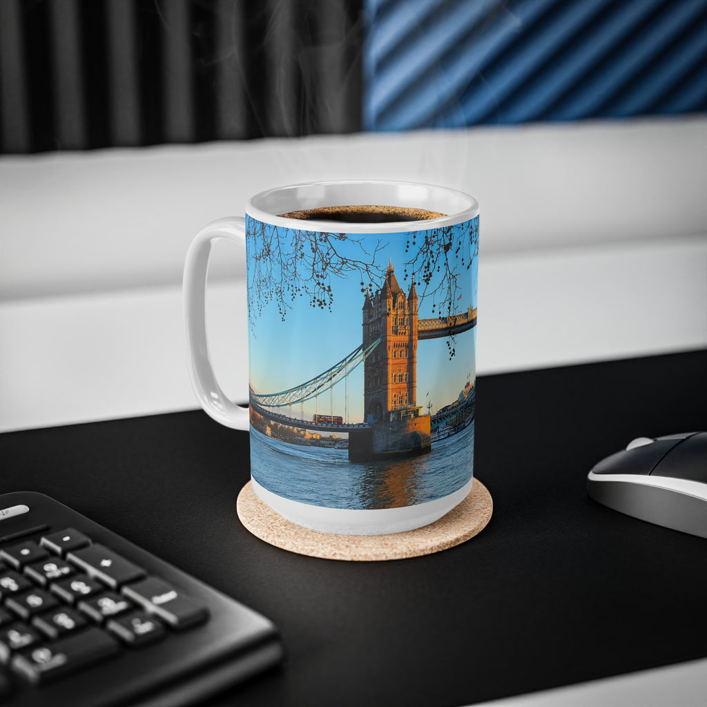 Tower Bridge London Photo Mug — Ceramic Coffee Cup 11oz/15oz