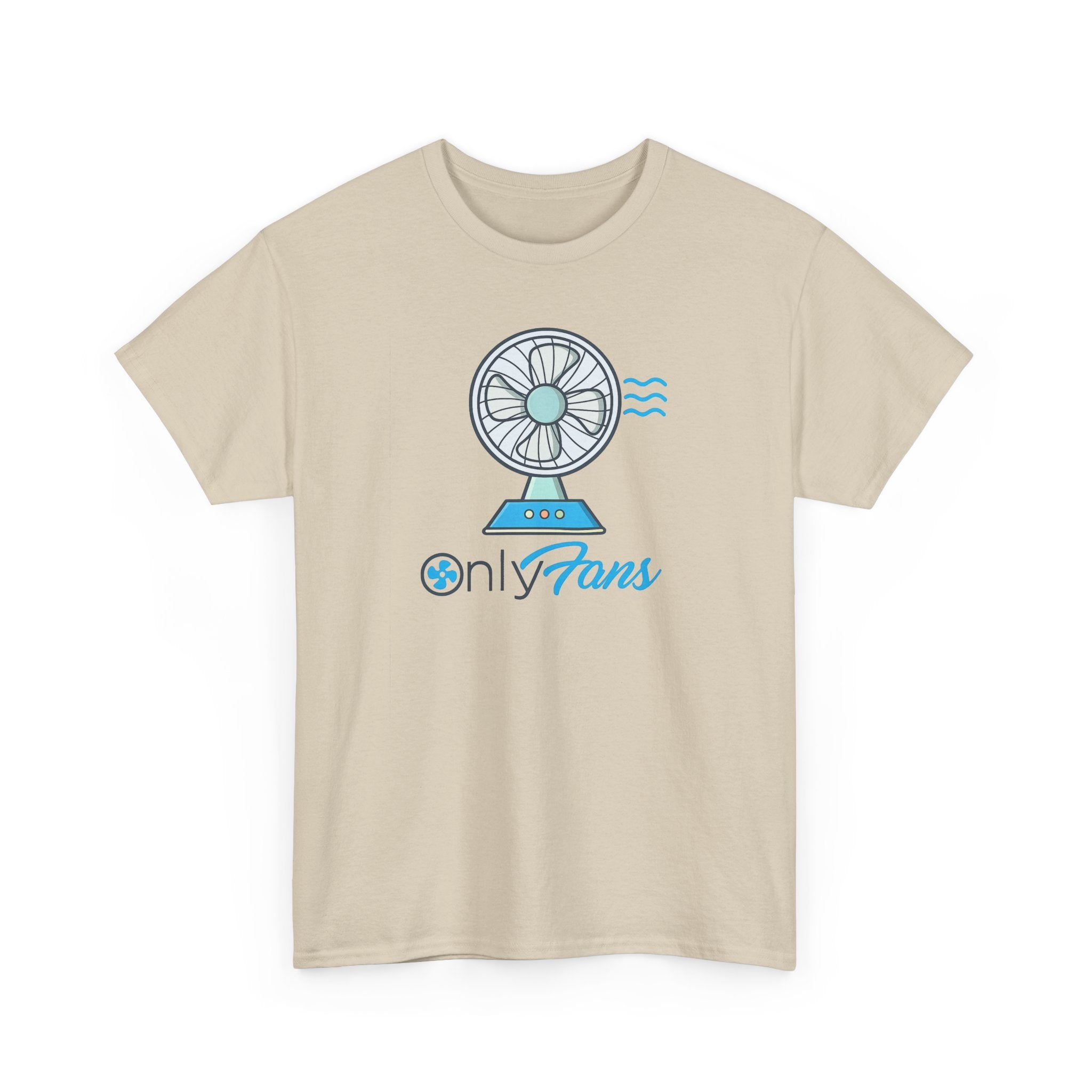Only Fans Graphic Tee — Cute Fan Illustration Novelty T-Shirt