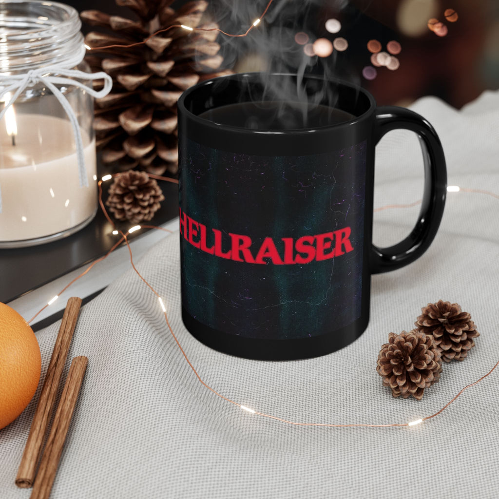 Hellraiser Movie Logo Black Coffee Mug — Horror Fan 11oz/15oz