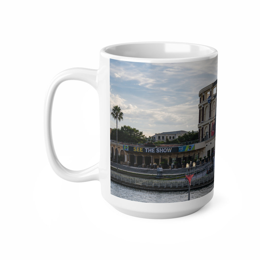 Hard Rock Cafe Orlando Waterfront Photo Ceramic Mug — 11oz & 15oz Souvenir Coffee Cup