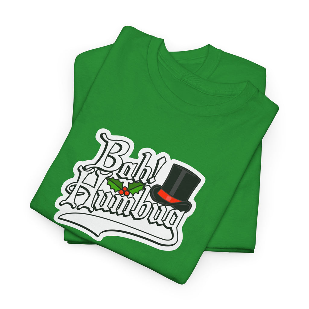Bah Humbug Christmas Graphic Cotton T-Shirt / Tee