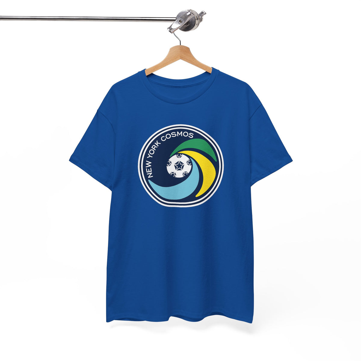 New York Cosmos Retro Logo Cotton T‑Shirt — Vintage Soccer Tee
