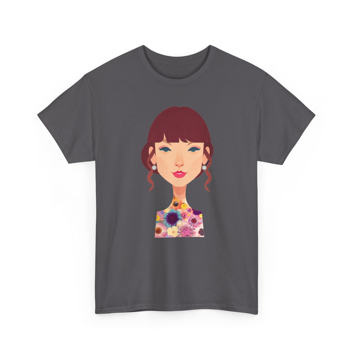 T Swift Illustration Cotton T-Shirt