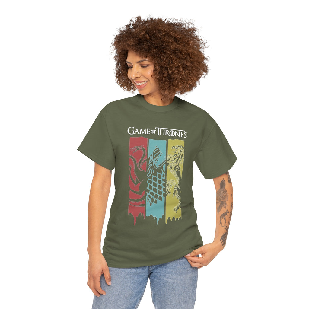 Game of Thrones House Sigils T-Shirt — Stark Lannister Tully Banner Tee
