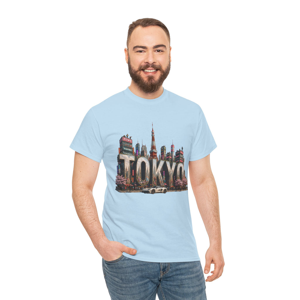 Tokyo Skyline T-Shirt — Vintage Cityscape Graphic Tee