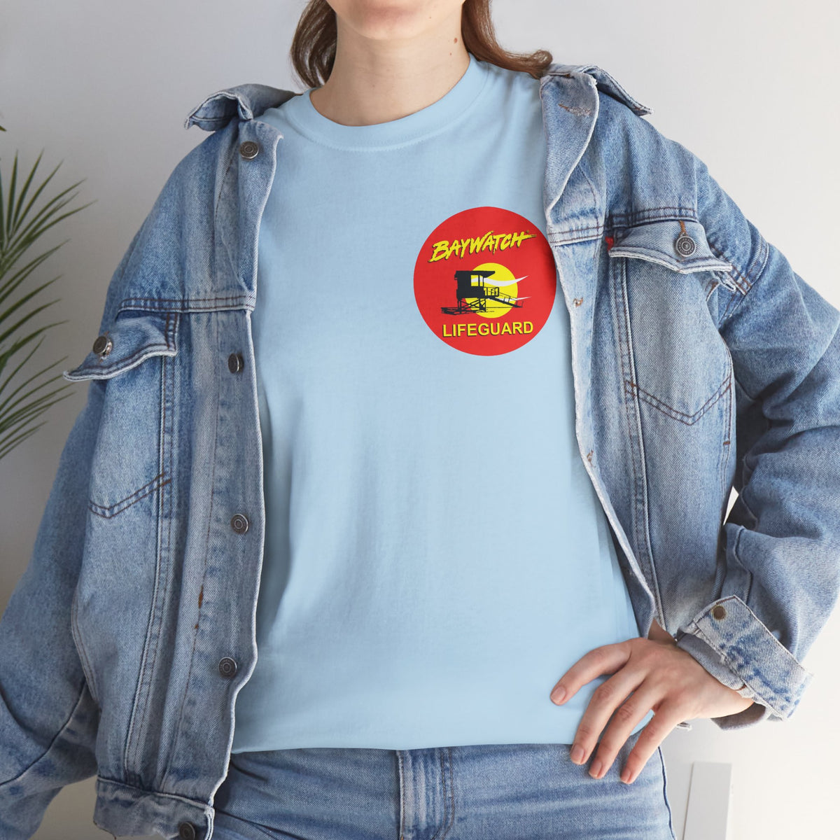 Baywatch Lifeguard Graphic Cotton T-Shirt