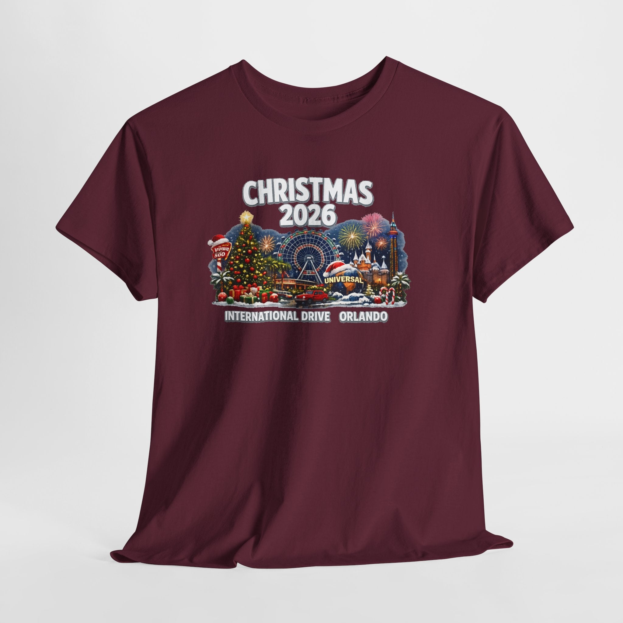 Christmas 2026 Orlando T-Shirt — International Drive Holiday Souvenir