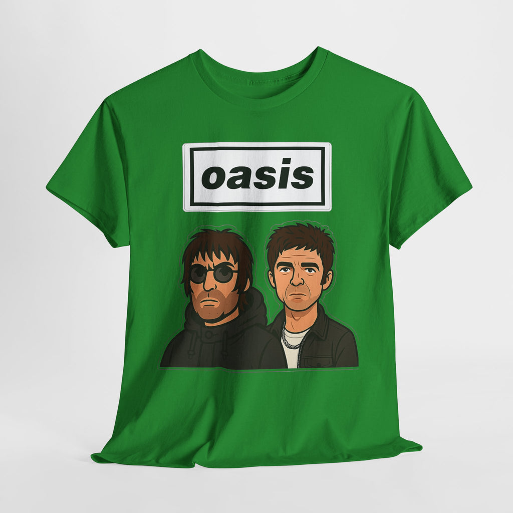 Oasis Inspired Unofficial Band Logo Tee — 'oasis' Graphic T-Shirt