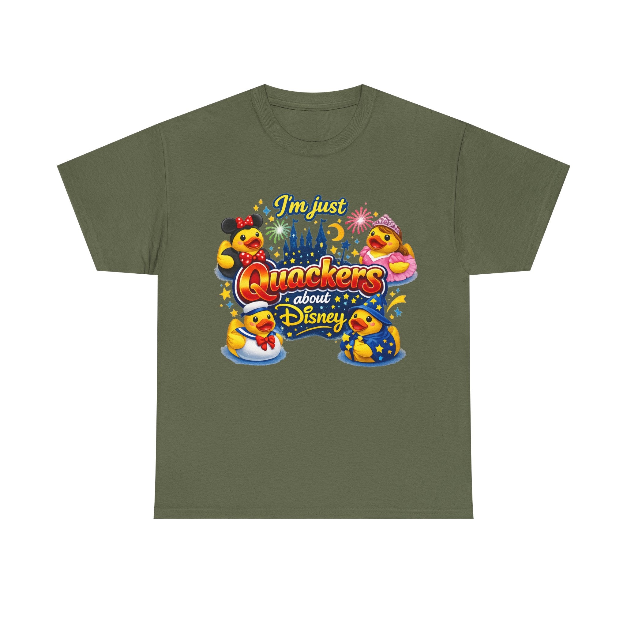 Quackers About Disney Rubber Duck Tee — "I'm Just Quackers About Disney" Graphic T-Shirt