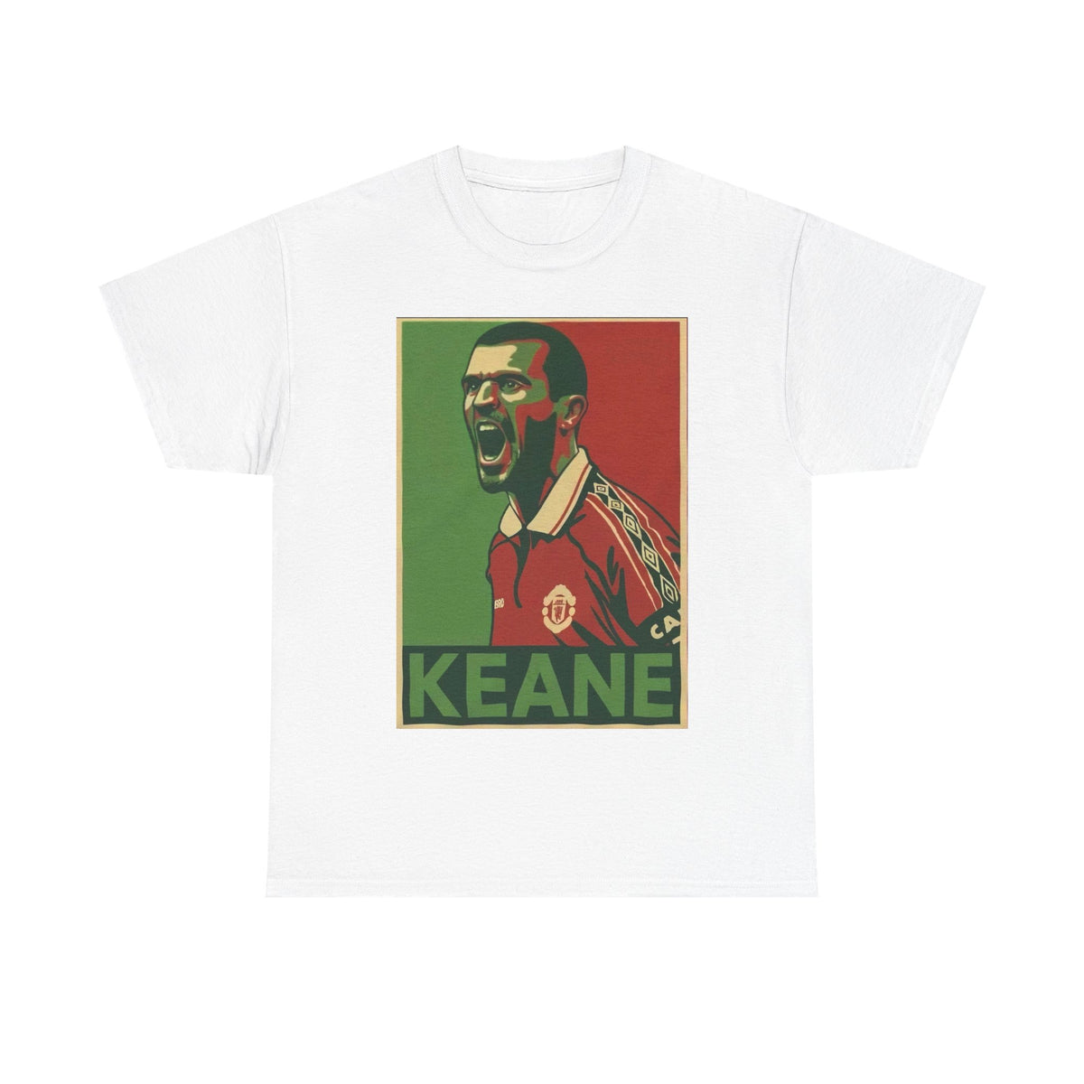 Roy Keane Manchester United Legend Retro Football Tee