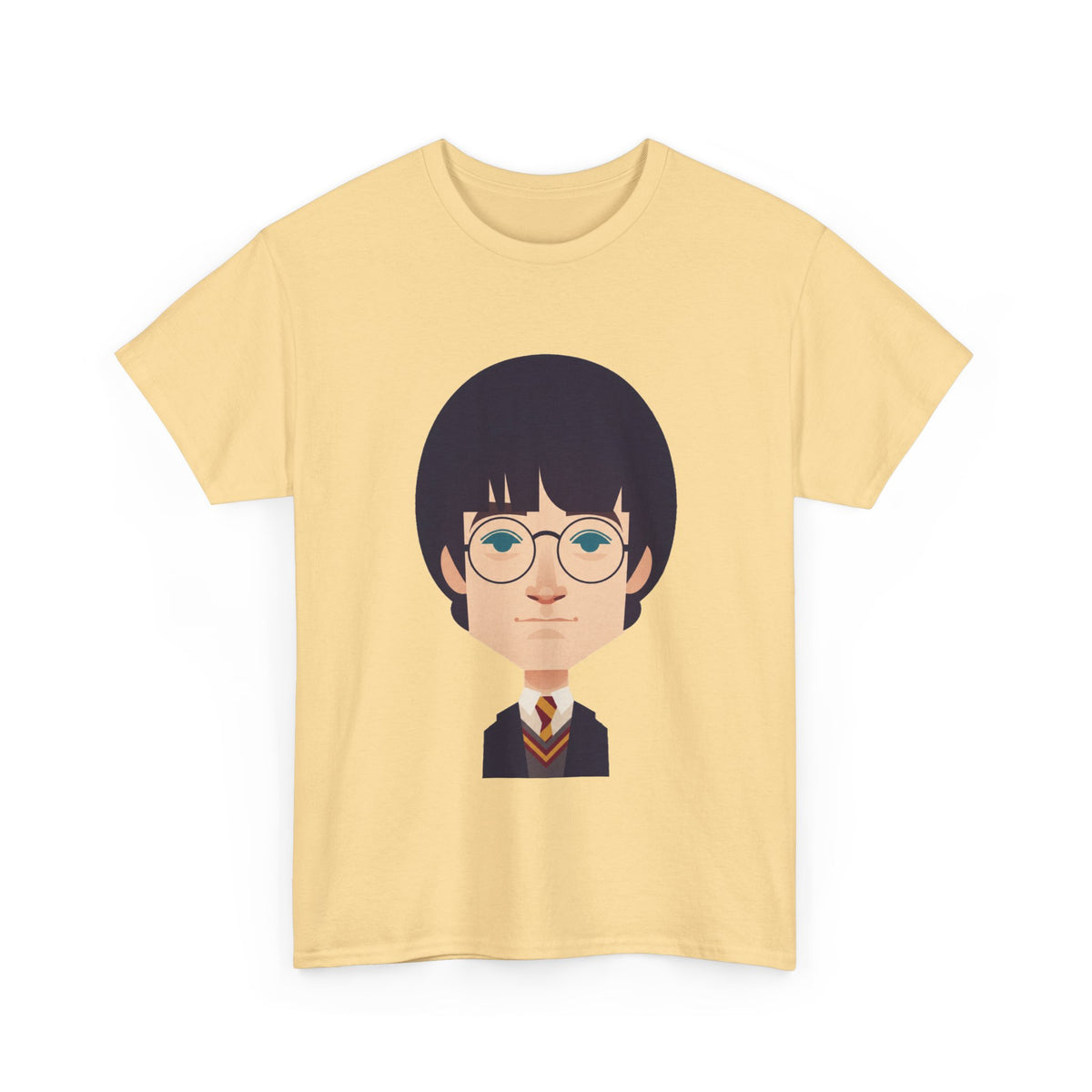 Harry Potter Wizard School Boy Cartoon Cotton T-Shirt