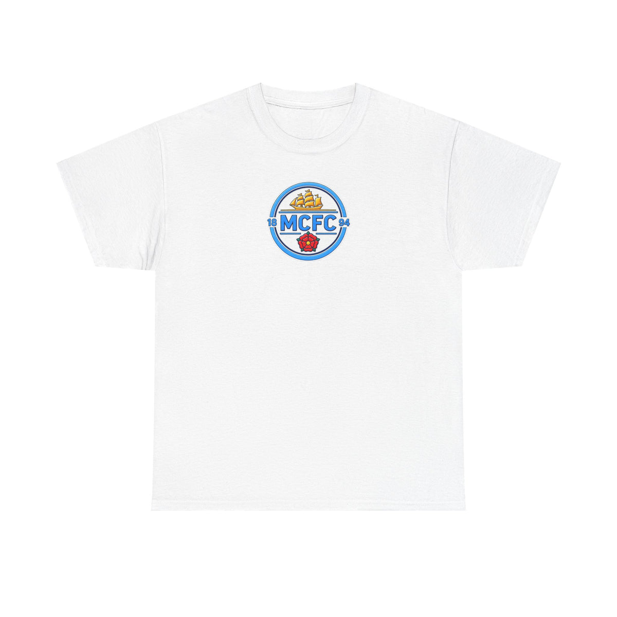 MCFC Retro Crest T‑Shirt — Vintage Soccer Fan Tee