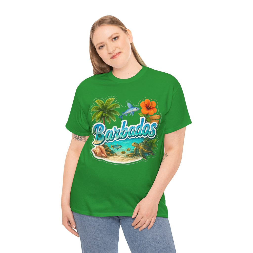 Barbados Beach Graphic Tee — Tropical Island Vacation T‑Shirt