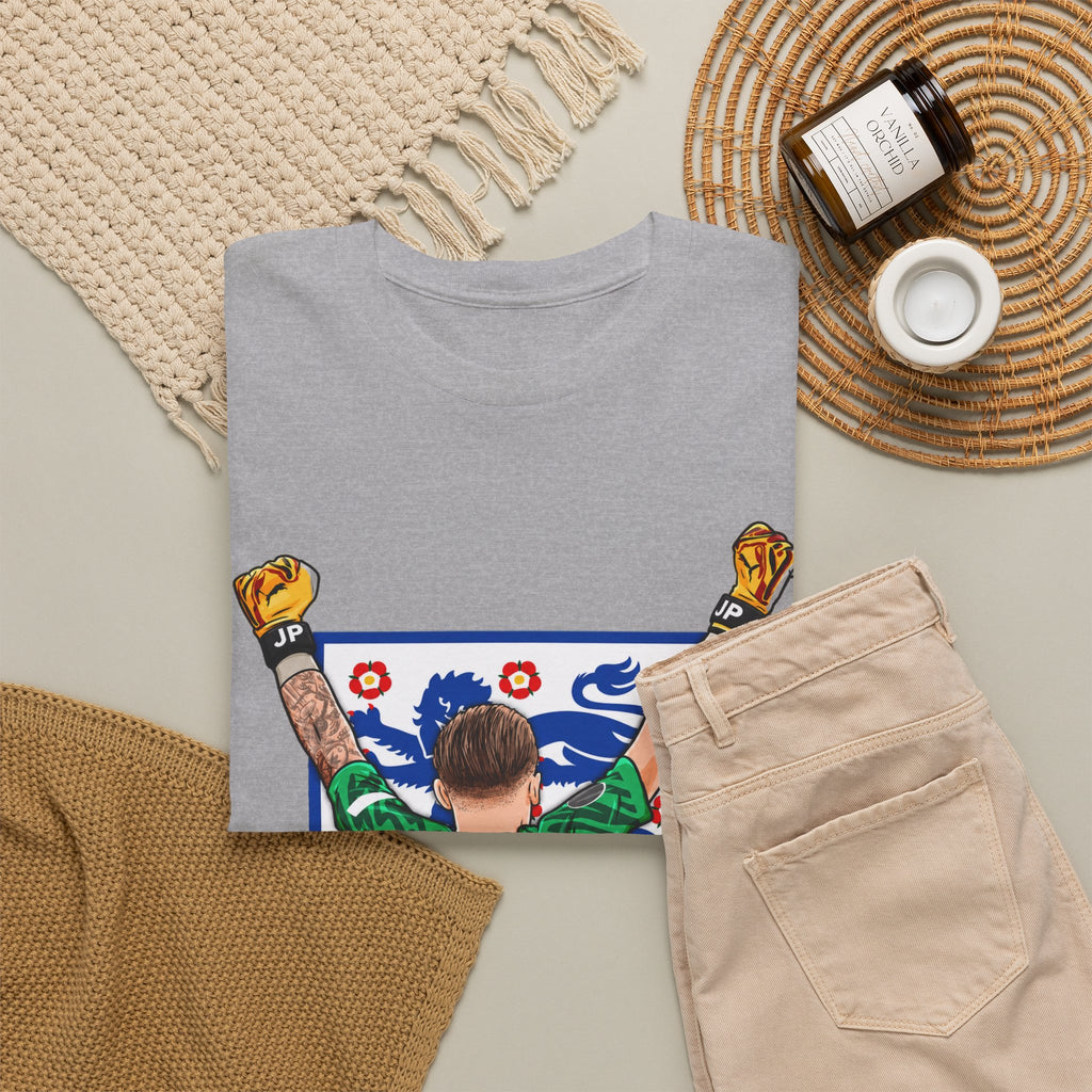 Pickford England Number 1 Goalkeeper Graphic Tee — Victory Pose Jersey Design