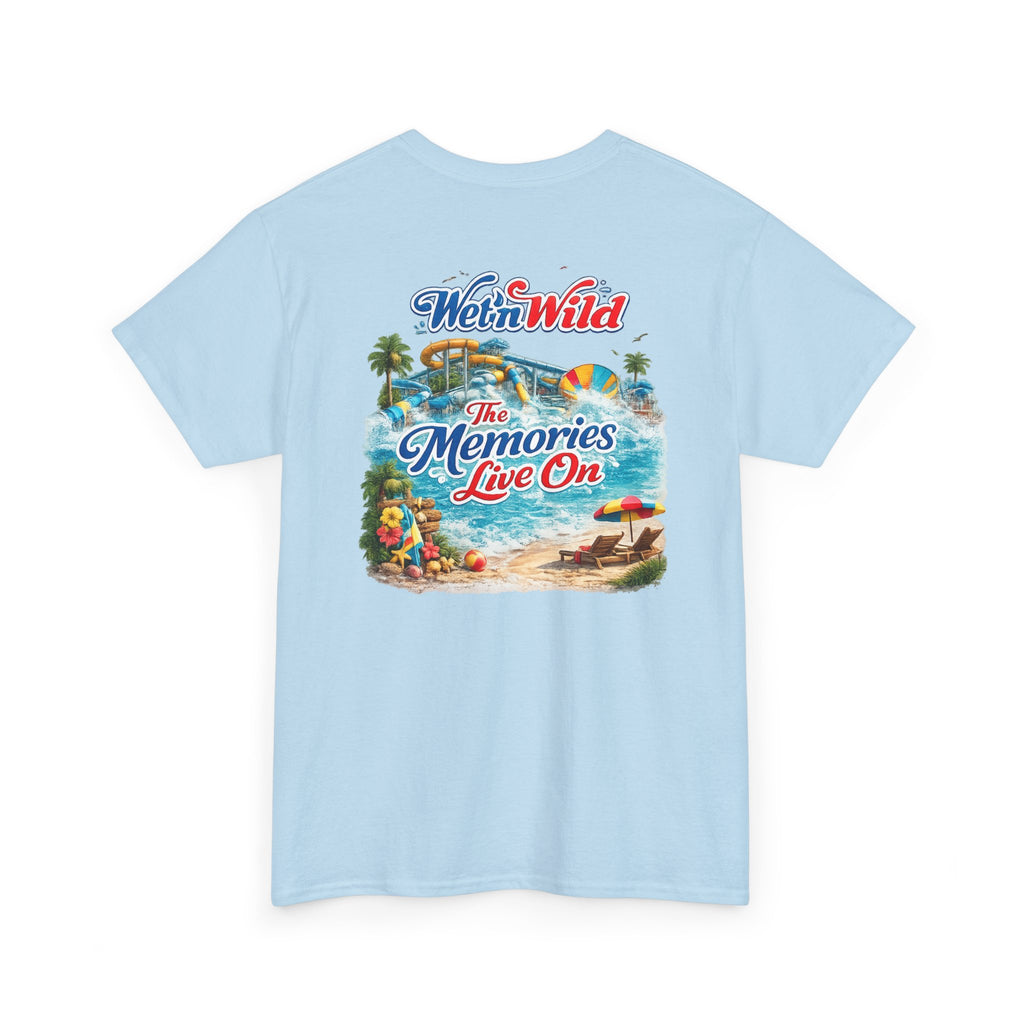 Wet 'n Wild Orlando Graphic Tee — "The Memories Live On" Retro Vacation T‑Shirt