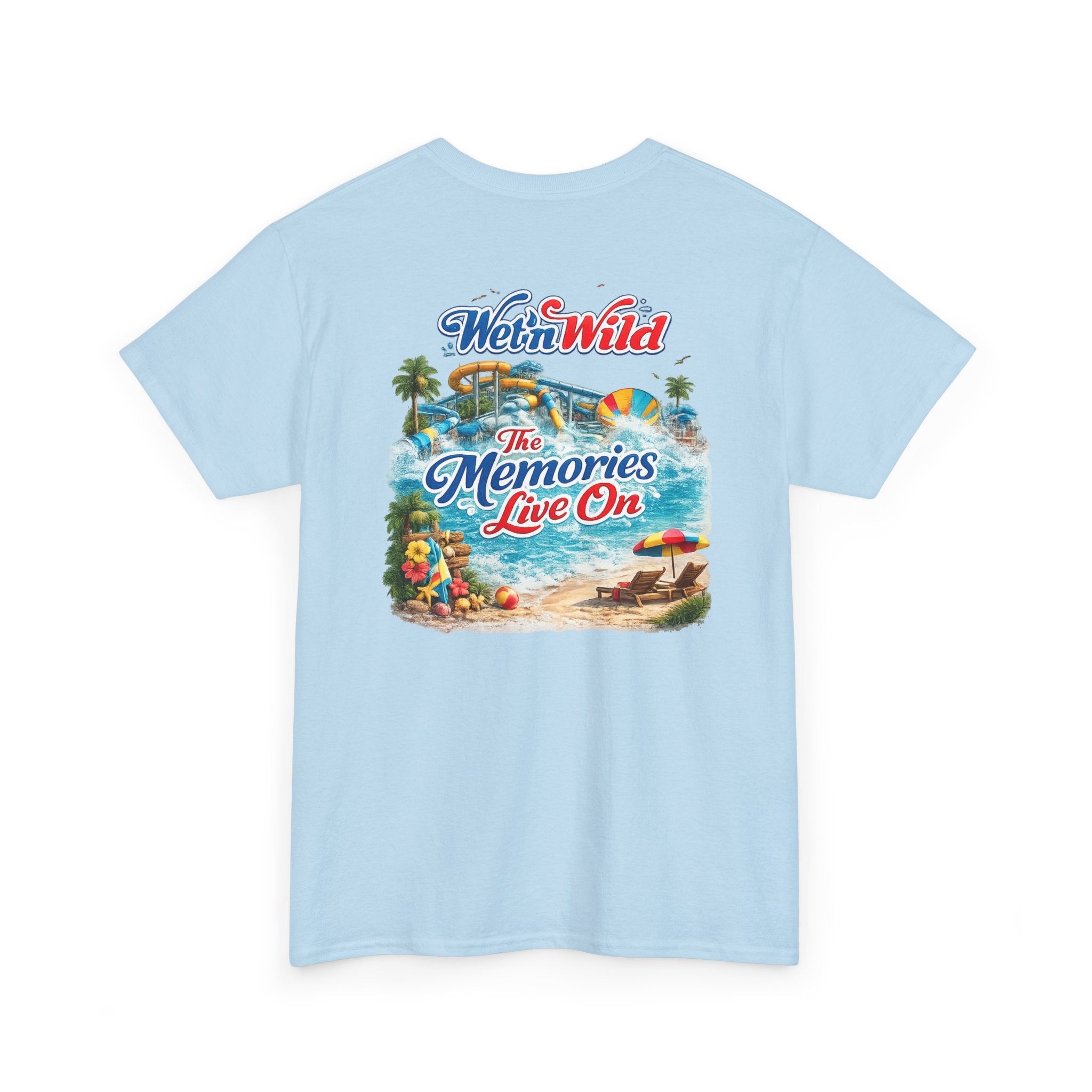 Wet 'n Wild Orlando Graphic Tee — "The Memories Live On" Retro Vacation T‑Shirt