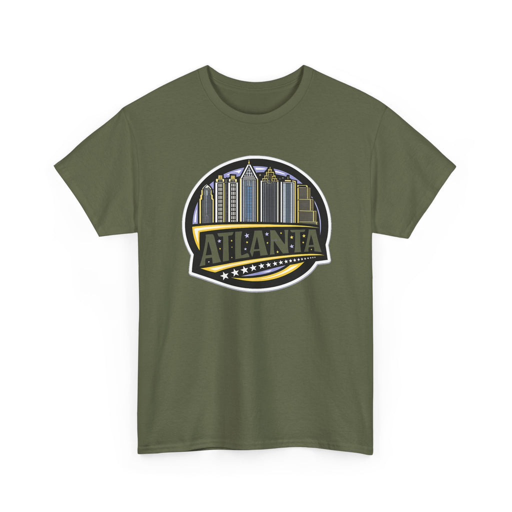 Atlanta Skyline Tee — Vintage City Badge Graphic T-Shirt